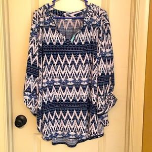 Cato tunic top, slinky and soft, 26/28W